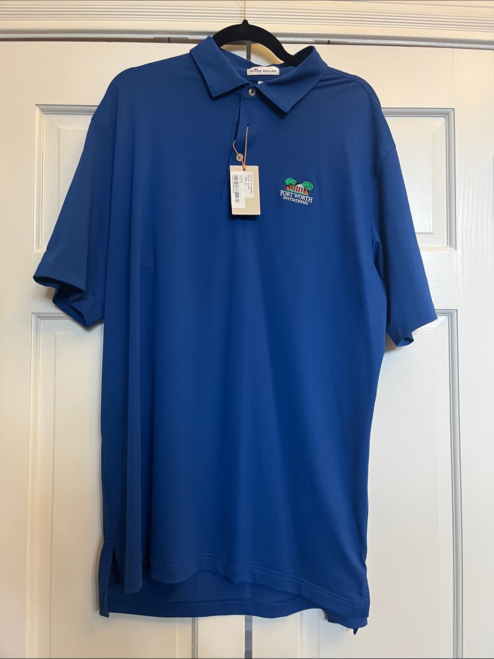 Men's Royal Blue Polo Shirt with Embroidered Logo Fort Worth Invitational